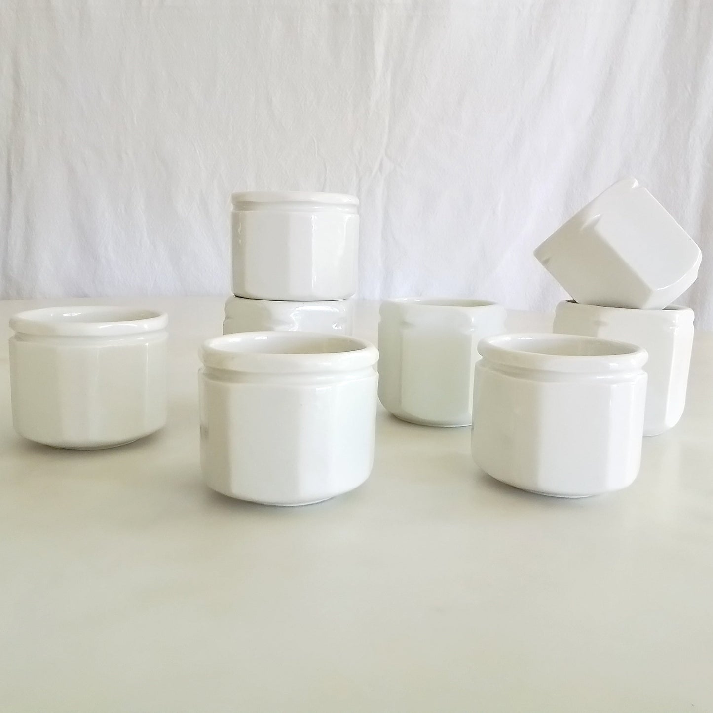 Porcelain Yogurt Pots