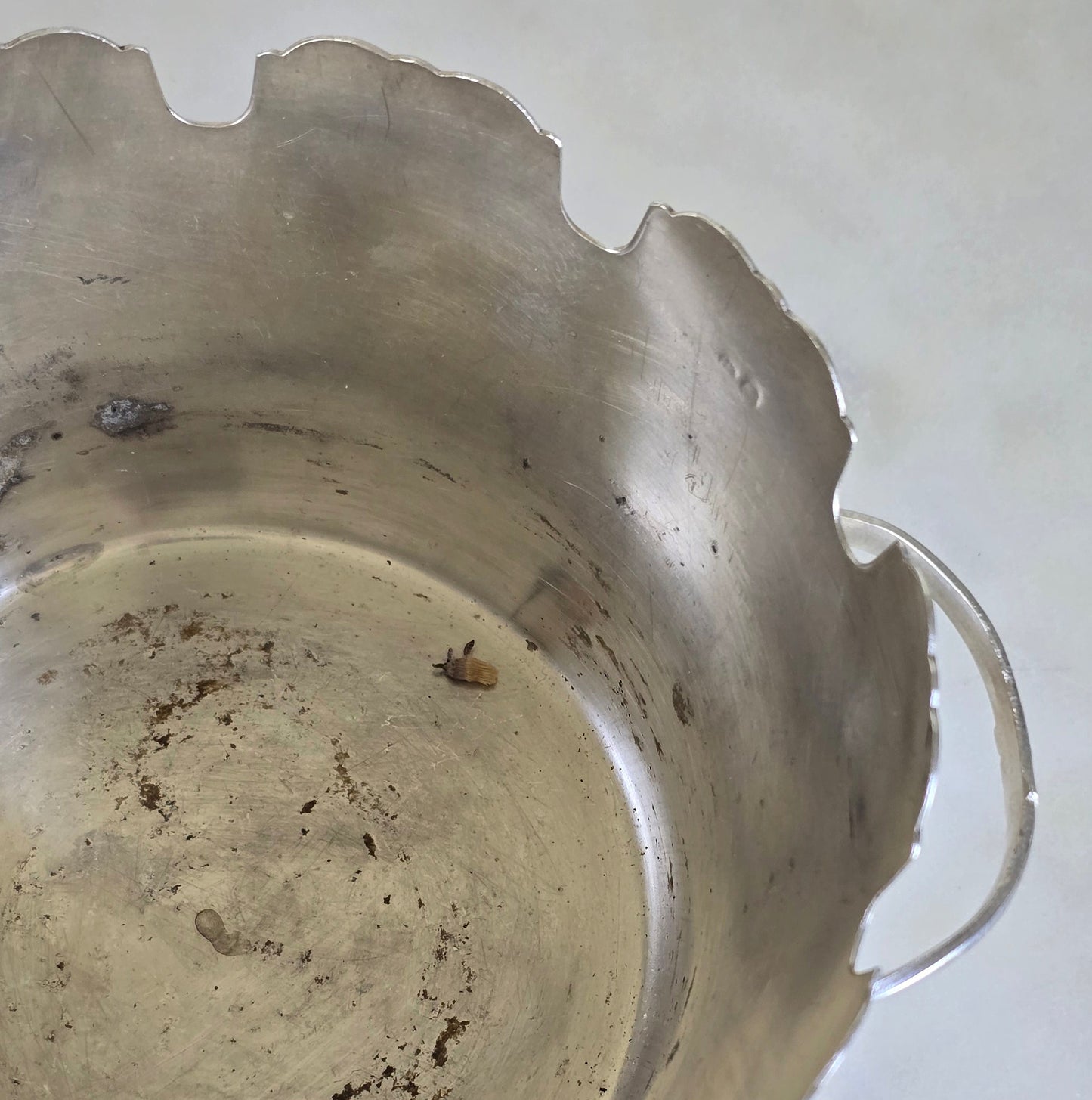 Vintage Scalloped Edge Champagne Bucket