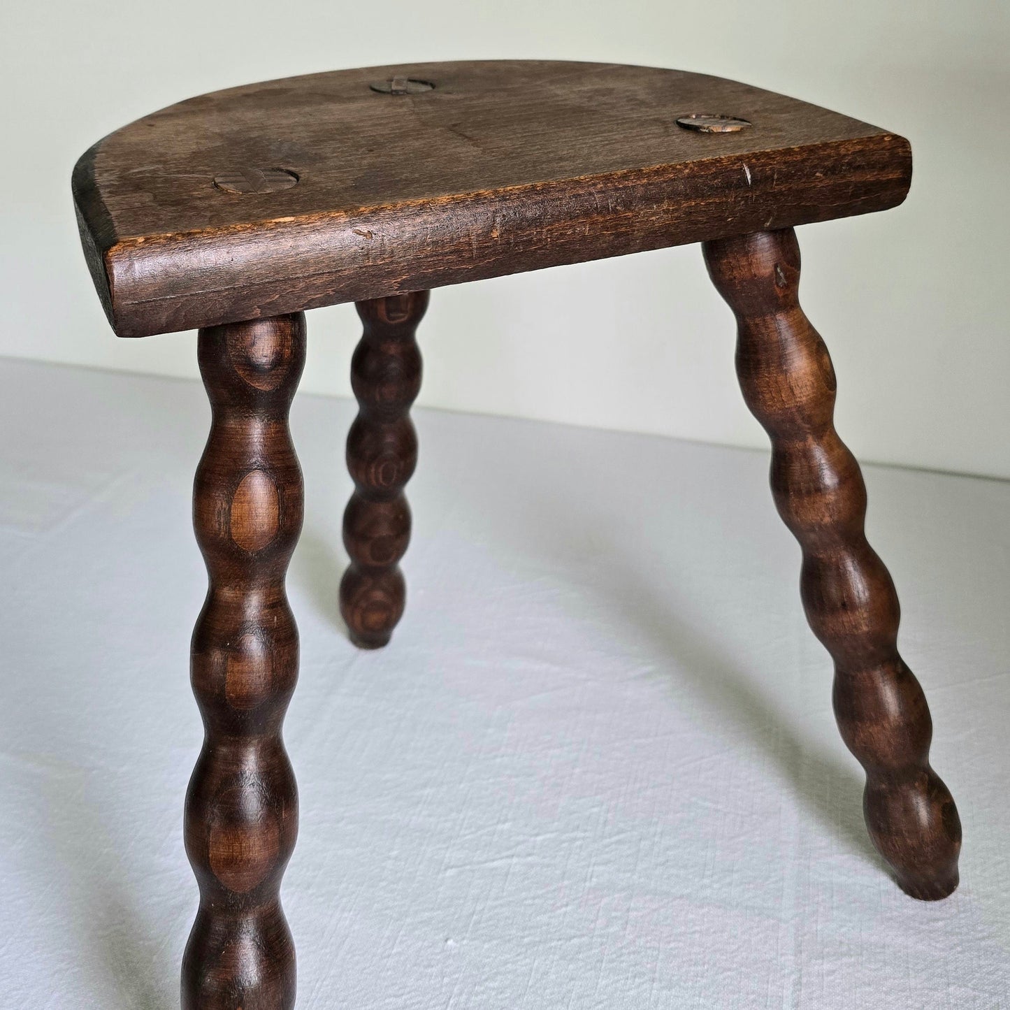 Vintage French Bobbin Stool