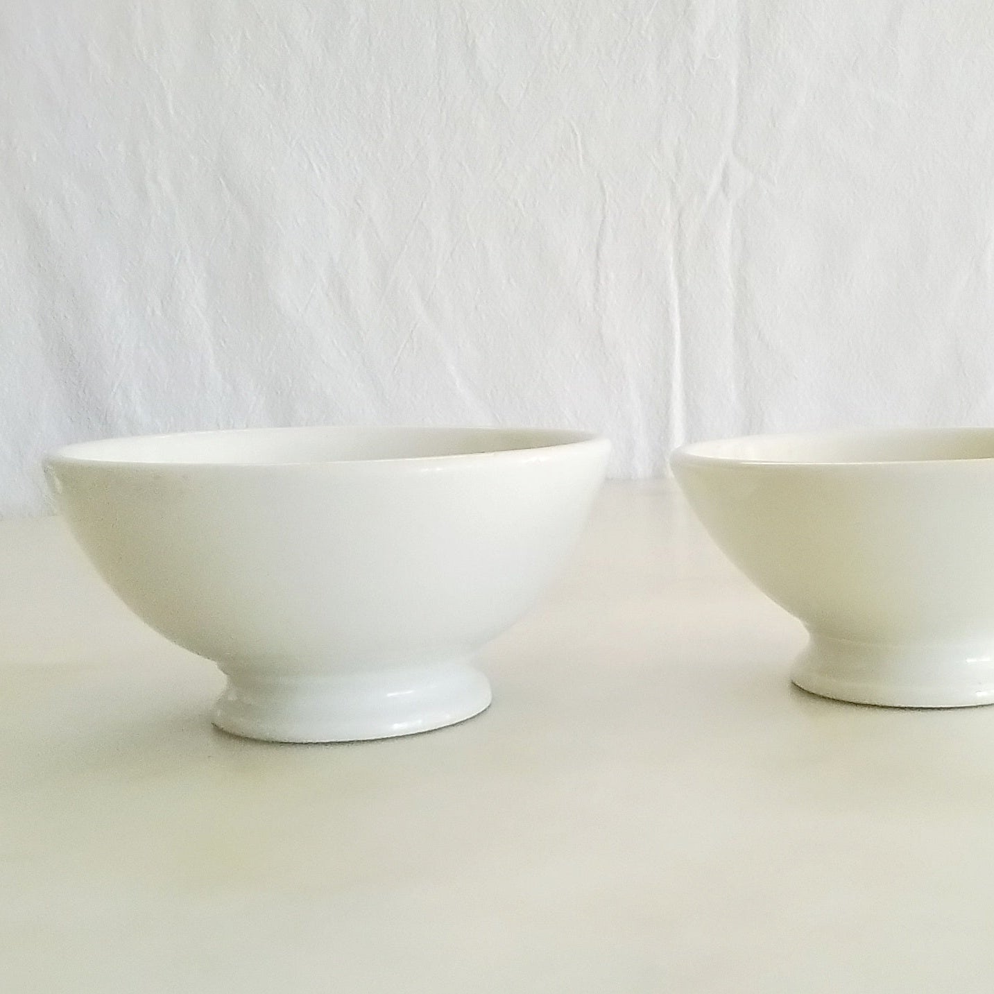 Ironstone Footed Bowl