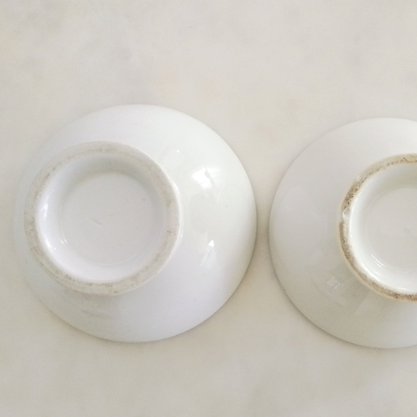 Ironstone Footed Bowl