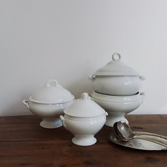 Small Vintage Ironestone Tureen