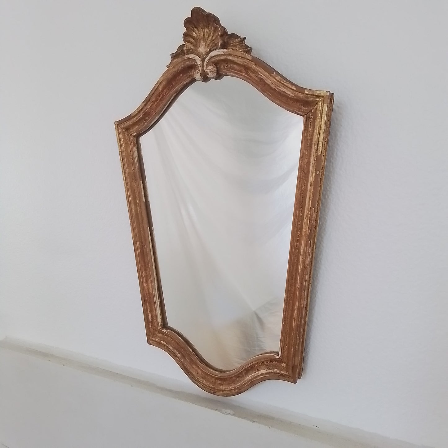 French Louis XV Style Giltwood Mirror