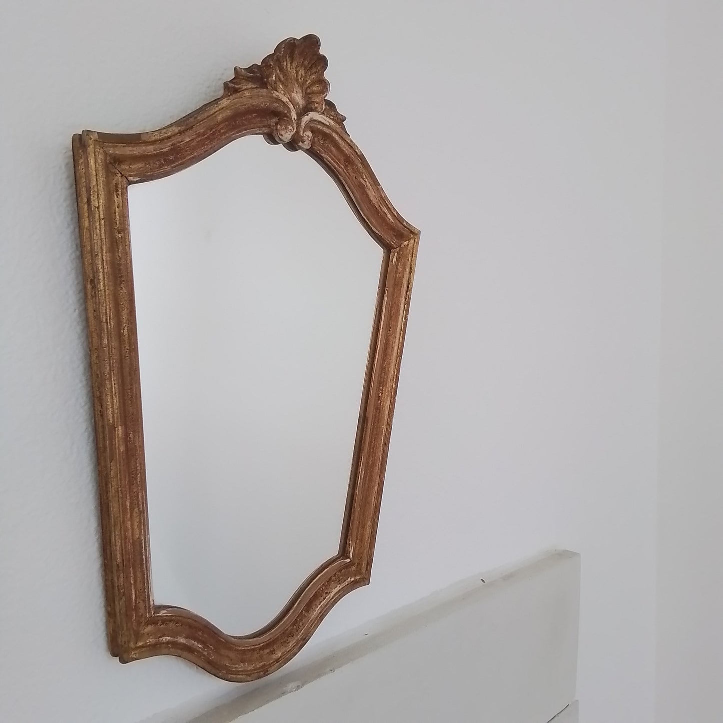 French Louis XV Style Giltwood Mirror