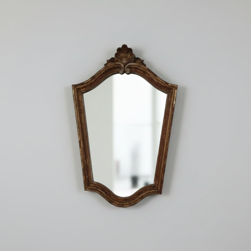 French Louis XV Style Giltwood Mirror