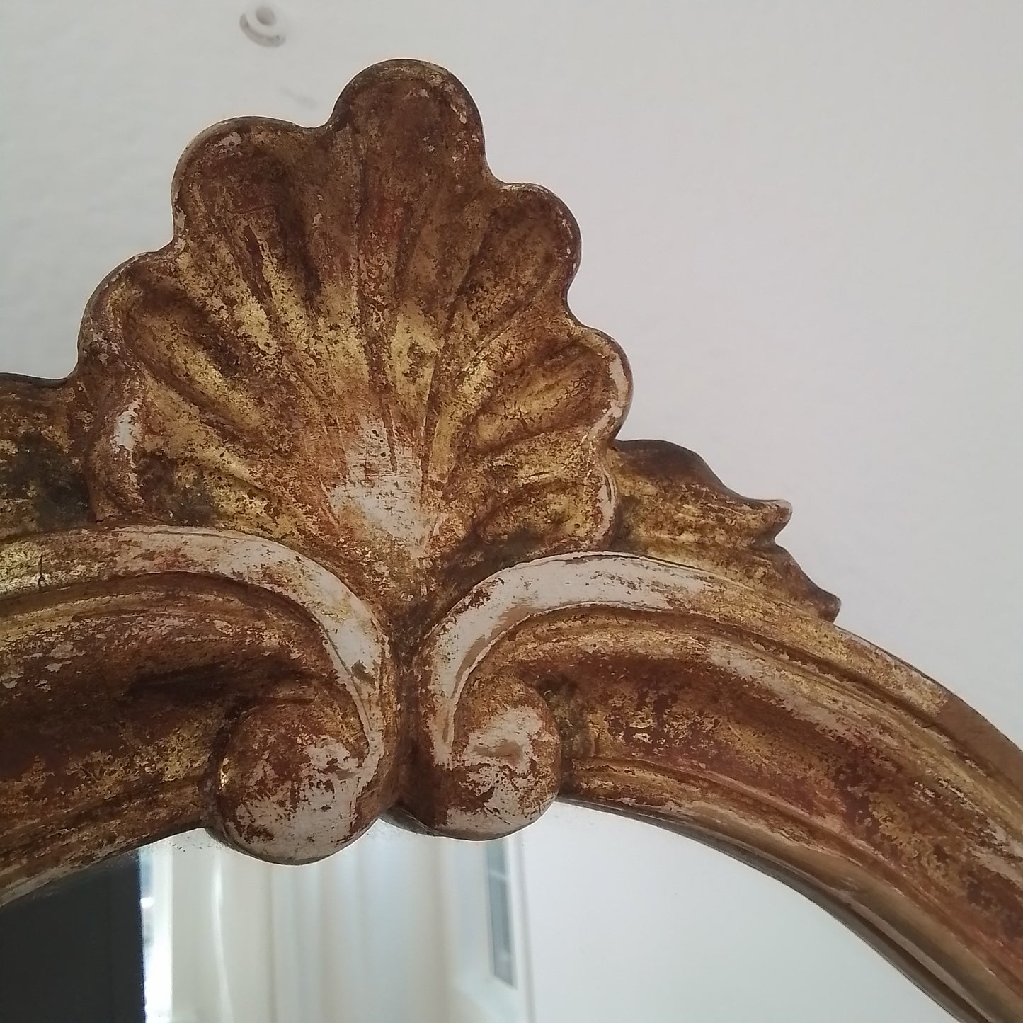 French Louis XV Style Giltwood Mirror