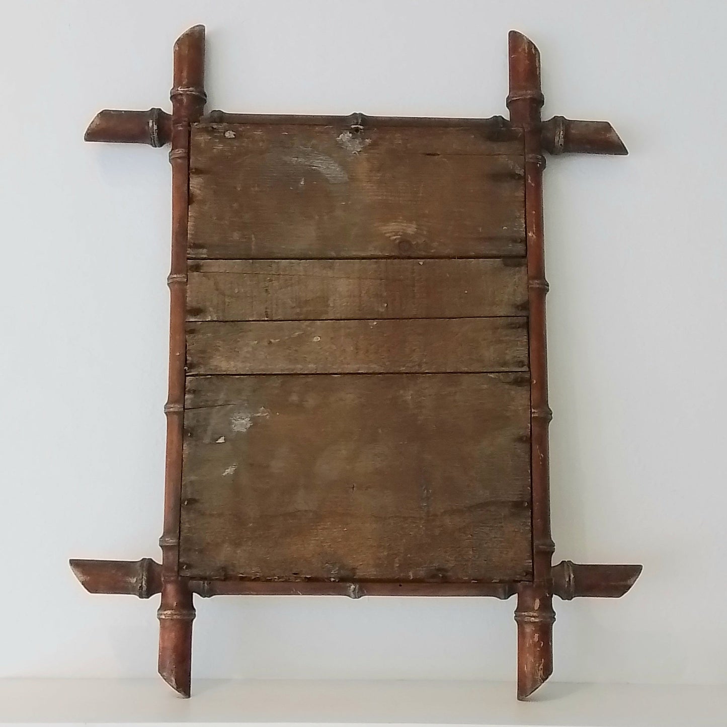 French Faux Bamboo Mirror