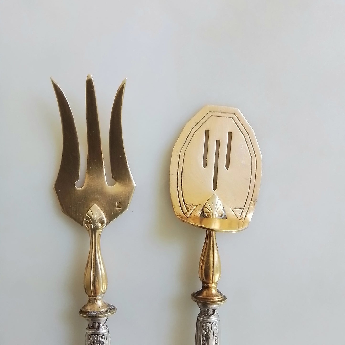 Antique French Hors d'Oeuvre serving Set