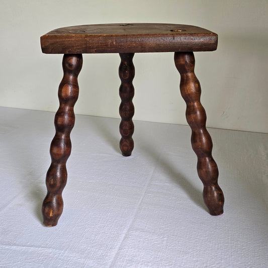 Vintage French Bobbin Stool