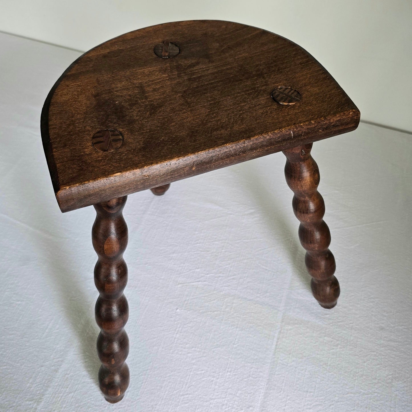Vintage French Bobbin Stool