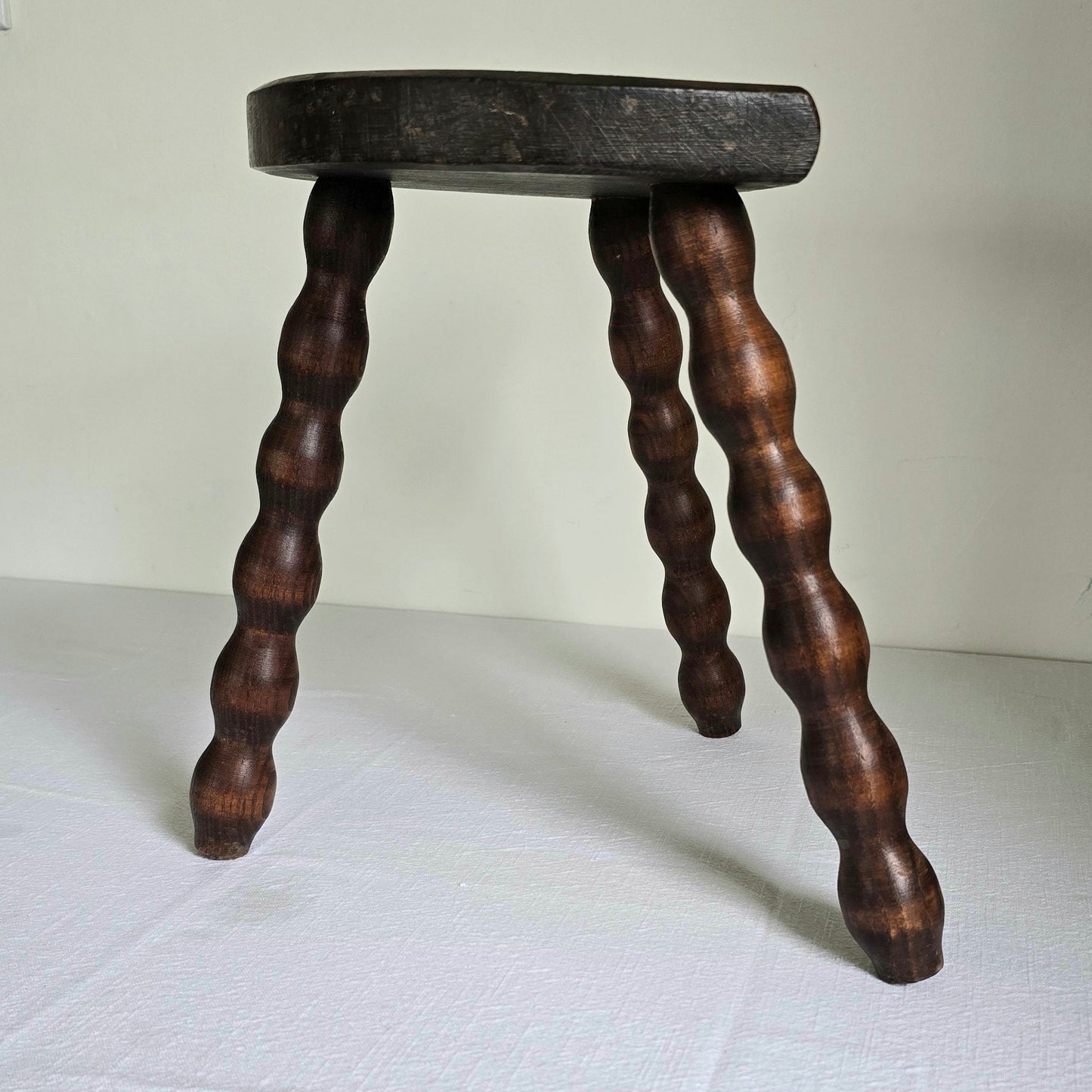 Vintage French Bobbin Stool