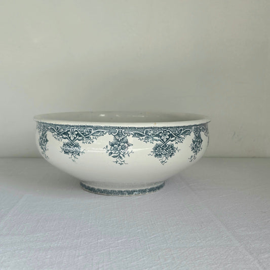 Antique French Saint-Amand Transferware Bowl